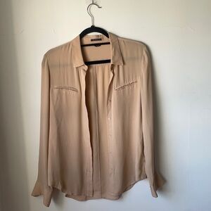 Elegant Beige Women's Top
